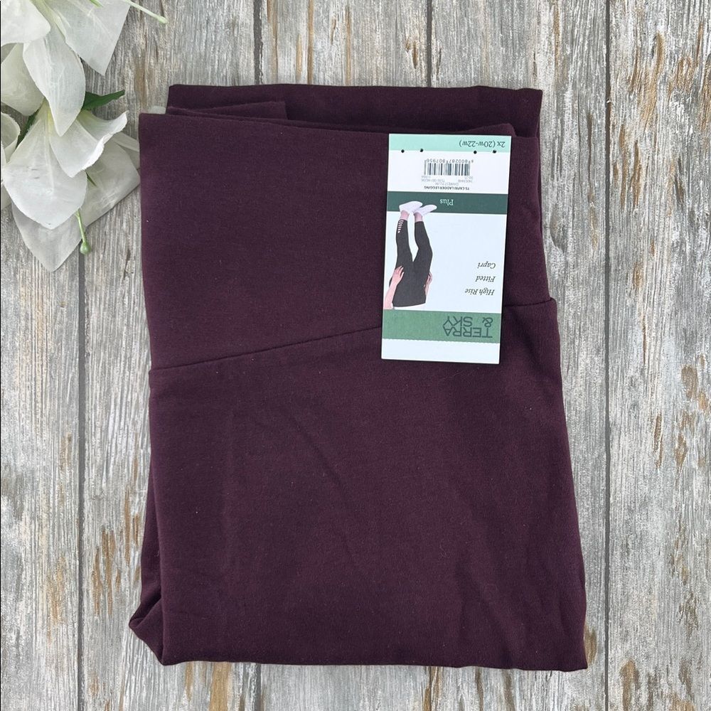 Women's Plus Size Capri Ladder Leggings Pants Size 2X